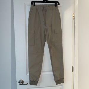 H&M khaki cargo slim joggers